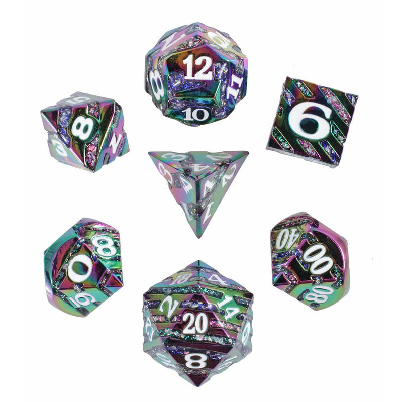 7-Piece Metal Dice Set