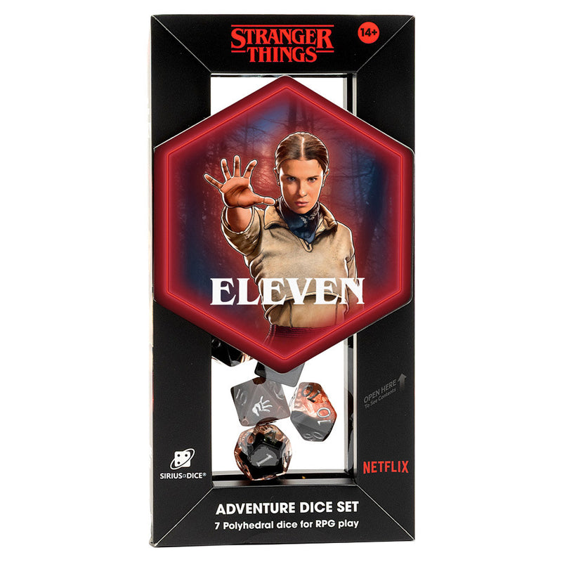 7-Set Stranger Things Adventure Dice: Eleven