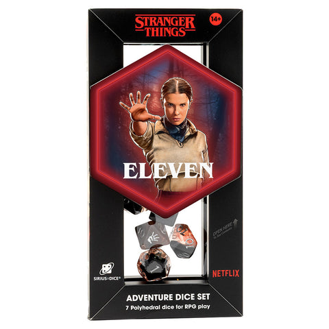 7-Set Stranger Things Adventure Dice: Eleven