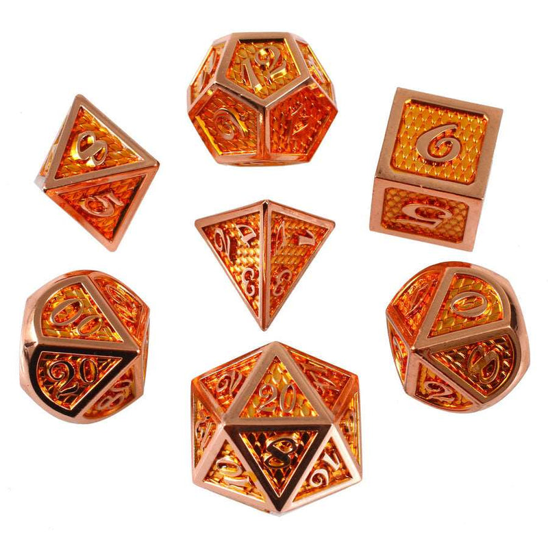 7-Piece Metal Dice Set