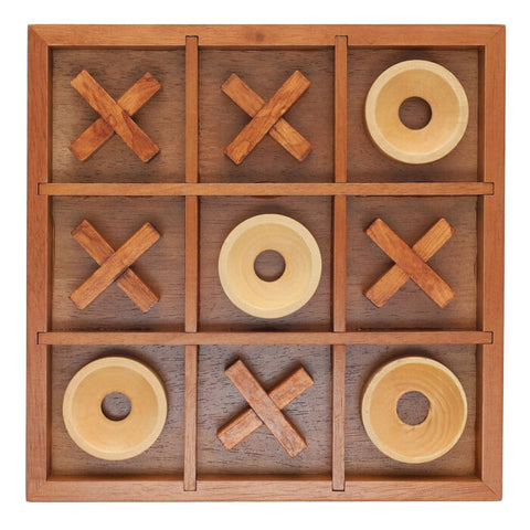 Wooden Tic Tac Toe