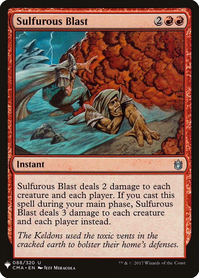 Sulfurous Blast [Mystery Booster]