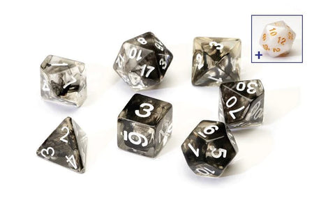 Sirius Dice 7 Dice Set: Cloud