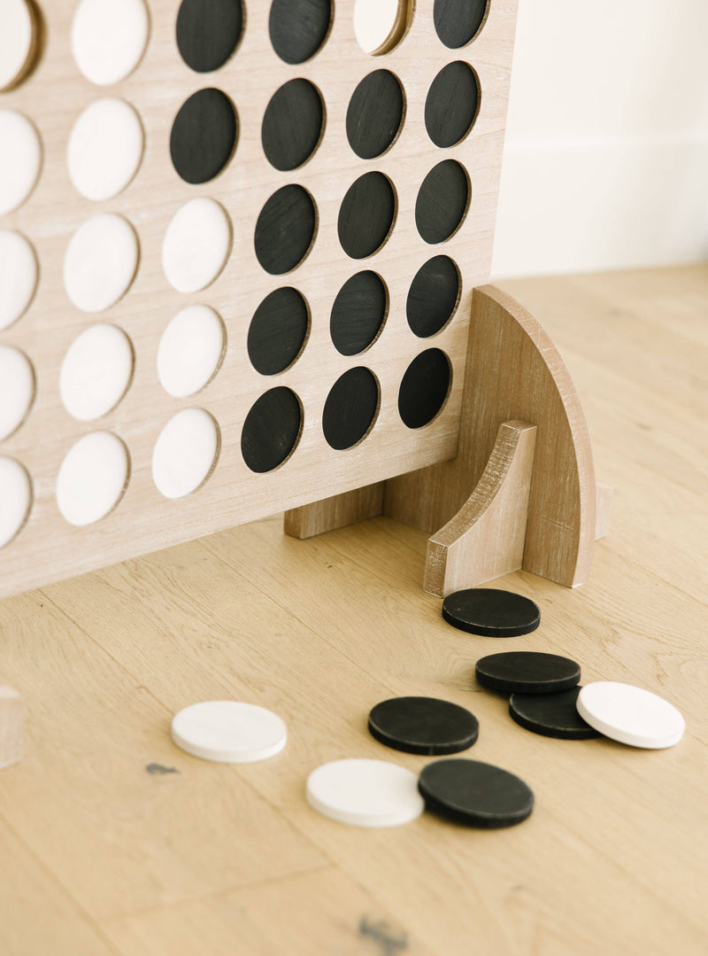 Wooden Connect Four 42pc Game Set 14x10