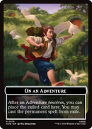 Human Soldier // On An Adventure Double-Sided Token [The Hobbit Tokens]