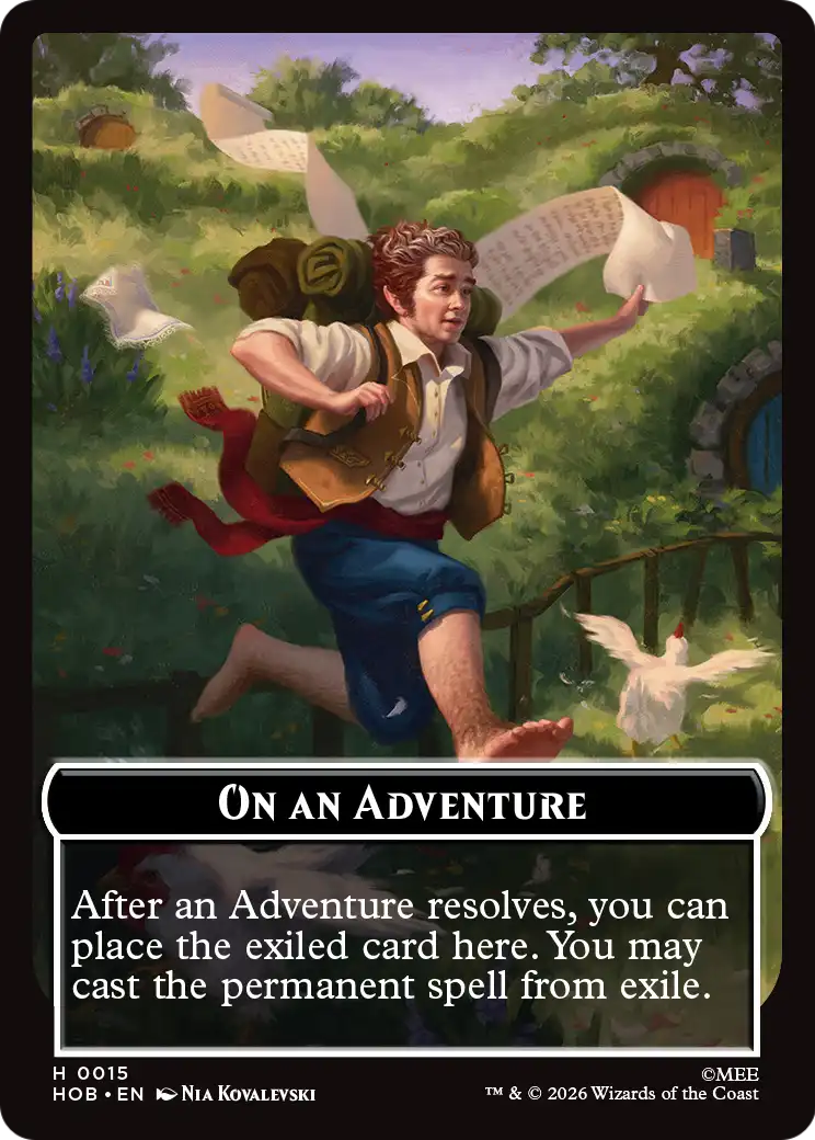 Human Soldier // On An Adventure Double-Sided Token [The Hobbit Tokens]