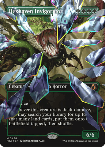 Hexhaven Invigorator (Borderless) (Facet Foil) [Reality Fracture]