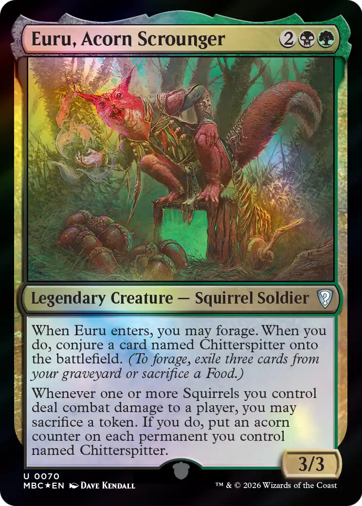 Euru, Acorn Scrounger [Mystery Booster: Commander Edition]