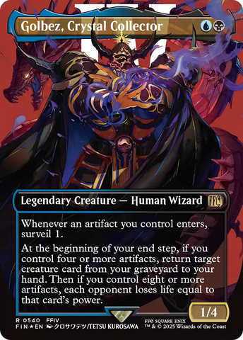 Golbez, Crystal Collector (Borderless) (Surge Foil) [FINAL FANTASY]