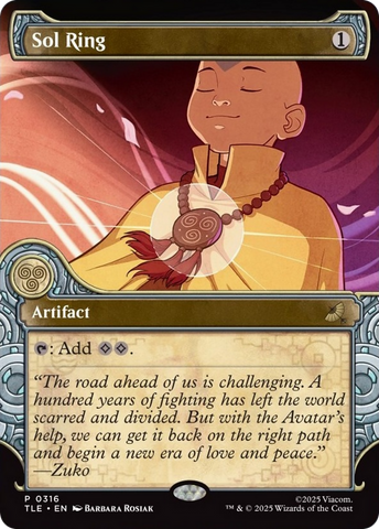 Sol Ring (Showcase) [Avatar: The Last Airbender: Eternal-Legal]