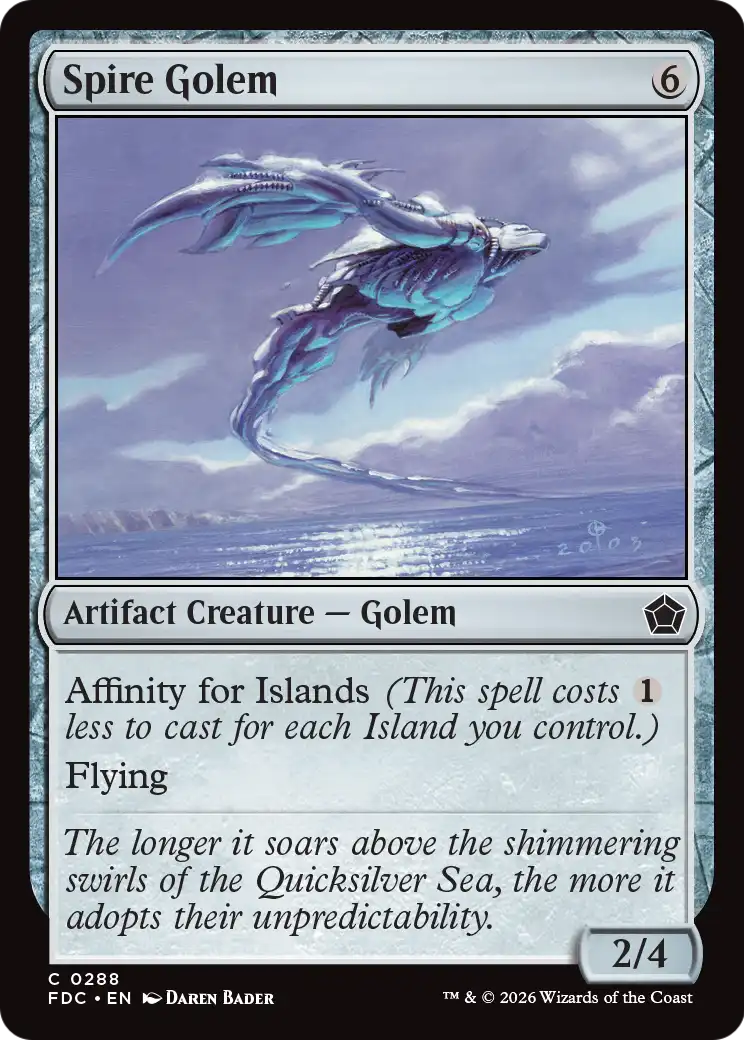 Spire Golem [Foundations Commander]
