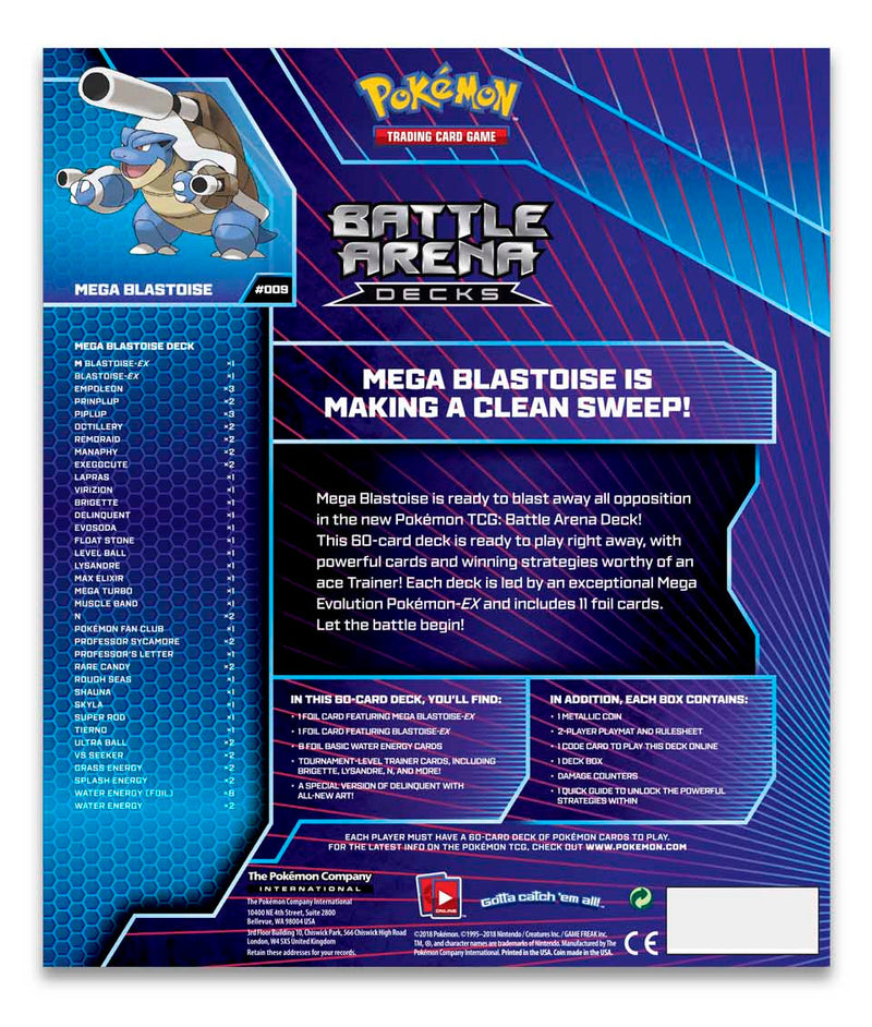 Battle Arena Deck (Mega Blastoise)