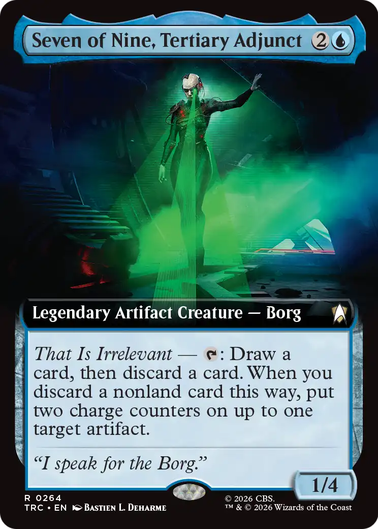 Seven of Nine, Tertiary Adjunct (Extended Art) [Star Trek Commander]