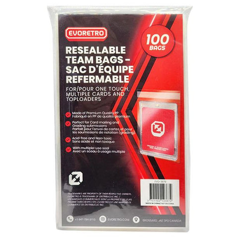 EVORETRO Resealable Team Bags