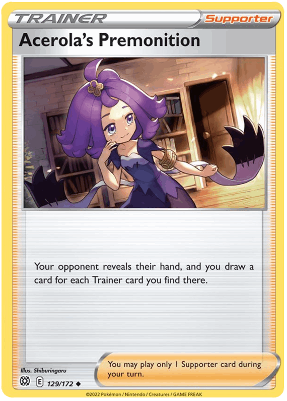 Acerola's Premonition (129/172) [Sword & Shield: Brilliant Stars]