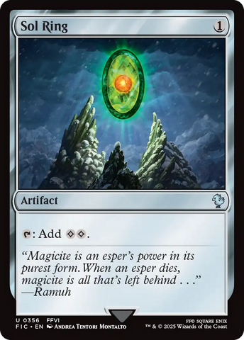 Sol Ring (0356) [FINAL FANTASY Commander]