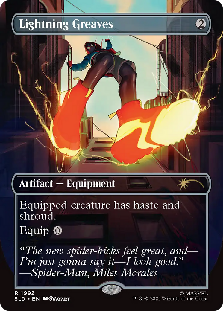 Lightning Greaves (1992) (Rainbow Foil) [Secret Lair Drop Series]