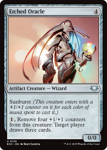 Etched Oracle [Edge of Eternities Commander]