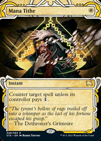 Mana Tithe (Foil Etched) [Strixhaven: Mystical Archive]