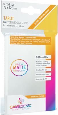 Gamegenic MATTE Sleeves: Tarot (72 x 122 mm)