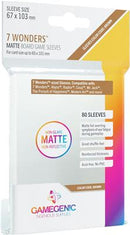 Gamegenic MATTE Sleeves: 7 Wonders (67 x 103 mm)