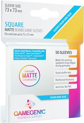 Gamegenic MATTE Sleeves: Square (73 x 73 mm)