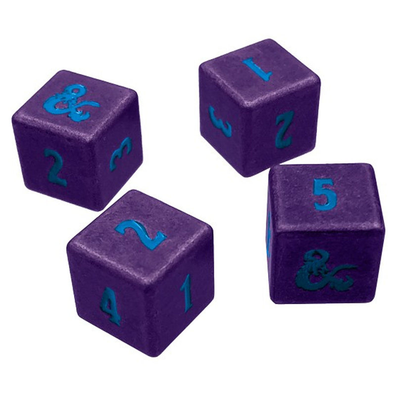 Ultra PRO Heavy Metal D&D Dice: D6 (4 pcs)