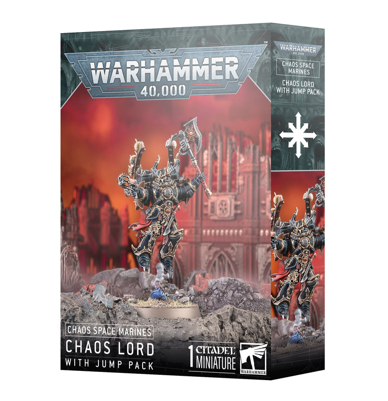 40k Chaos Space Marines: Chaos Lord with Jump Pack