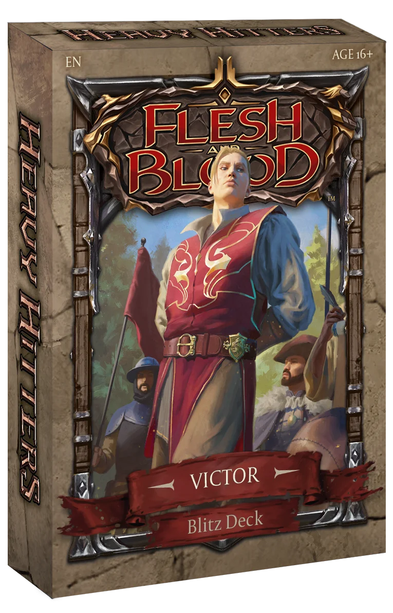 Flesh & Blood: Heavy Hitters Blitz Deck Display