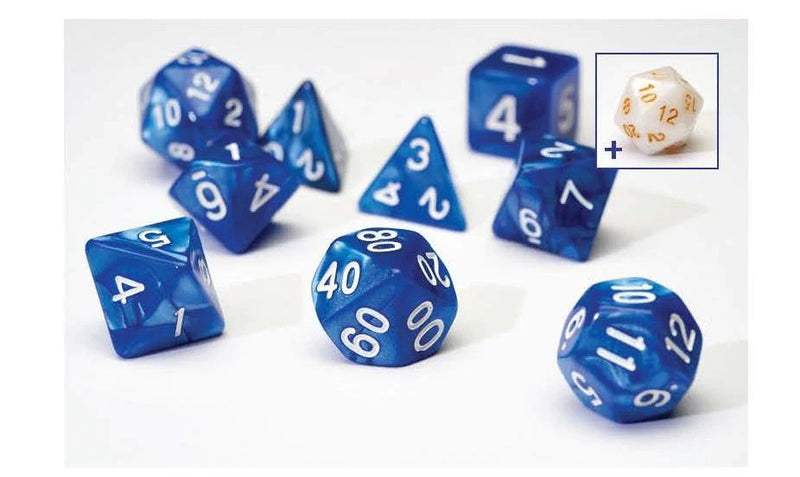 Sirius Dice 7 Dice Set: Pearl