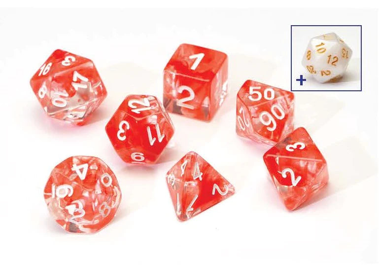 Sirius Dice 7 Dice Set: Cloud