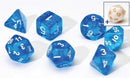 Sirius Dice 7 Dice Set: Translucent