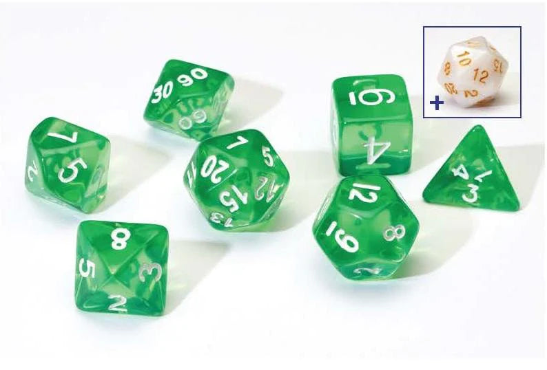 Sirius Dice 7 Dice Set: Translucent