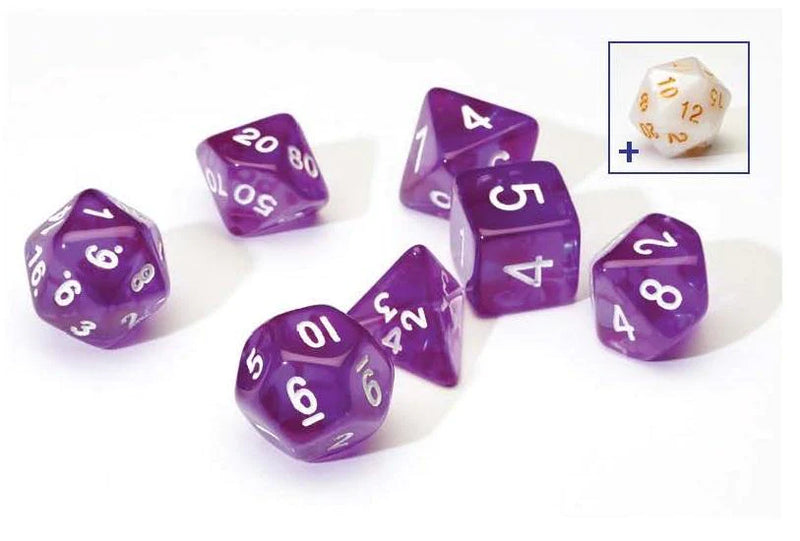 Sirius Dice 7 Dice Set: Translucent