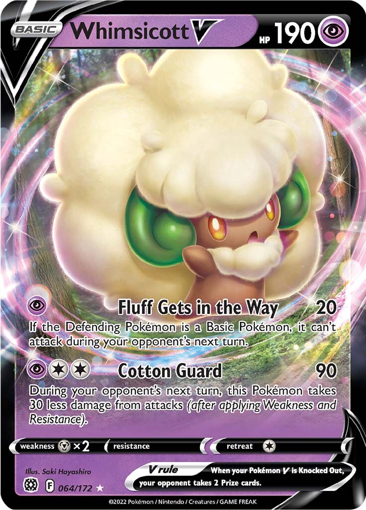 Whimsicott V (064/172) [Sword & Shield: Brilliant Stars]