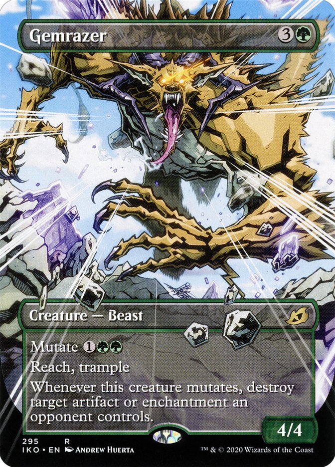 good token cards mtg Gemrazer (Showcase) [Ikoria: Lair of Behemoths]