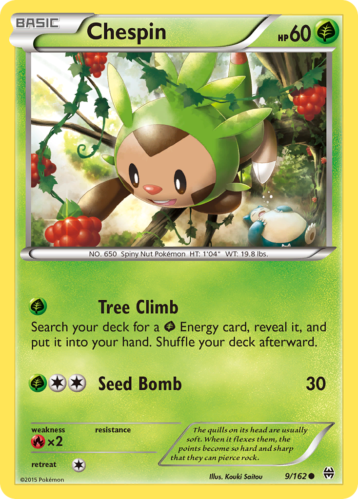 Chespin (9/162) [XY: BREAKthrough]