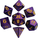 16mm Painted Metal Polyhedral Dice Set