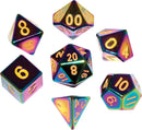 16mm Painted Metal Polyhedral Dice Set