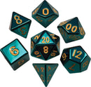 16mm Painted Metal Polyhedral Dice Set
