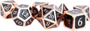 16mm Painted Metal Polyhedral Dice Set