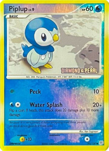 Piplup (93/130) (Diamond and Pearl) [Burger King Promos: 2008 Collection]