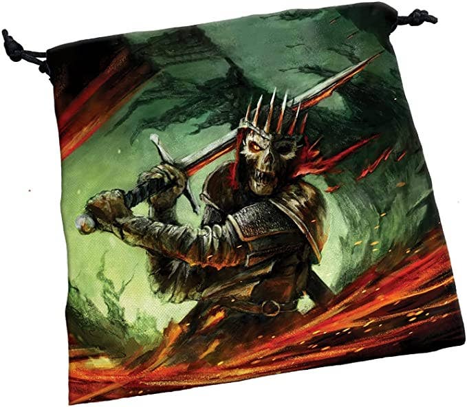 Deluxe Dice Bag: Skeletal Warrior