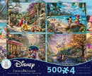 4 in 1, 500 PC Thomas Kinkade: Disney Collection