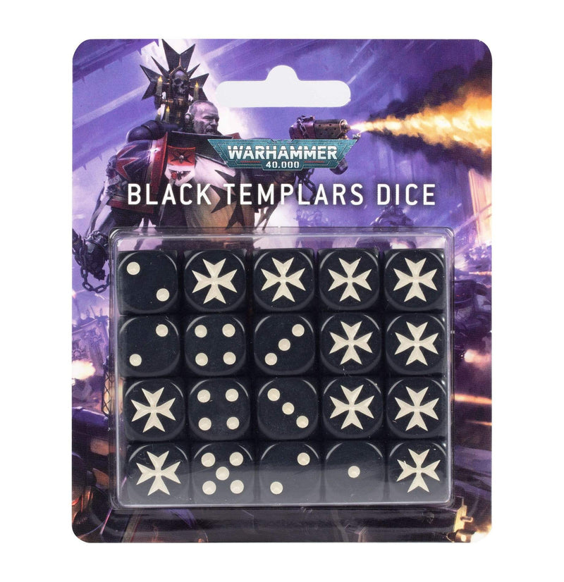 40k Dice Set: Black Templars