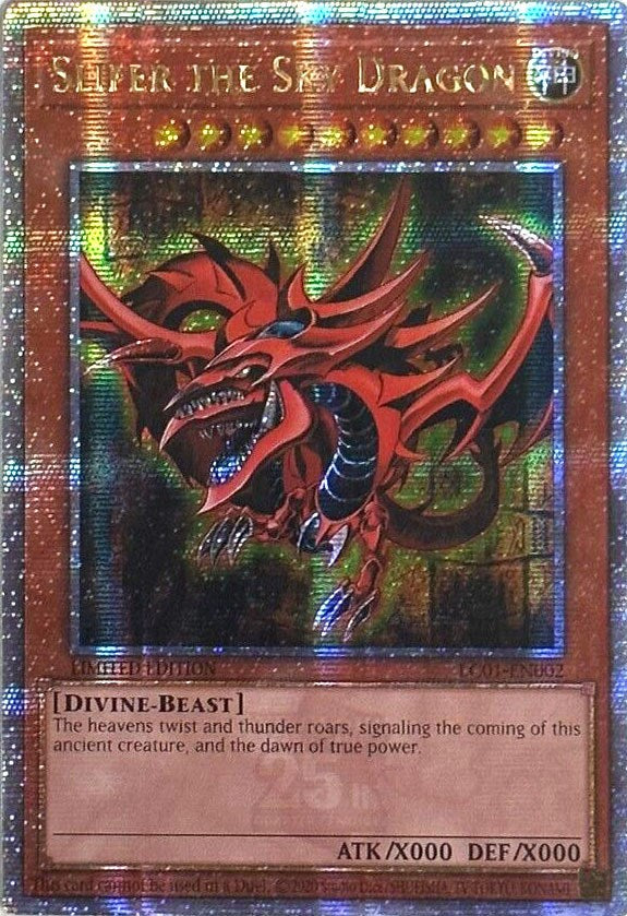 Slifer the Sky Dragon (25th Anniversary) [LC01-EN002] Quarter Century