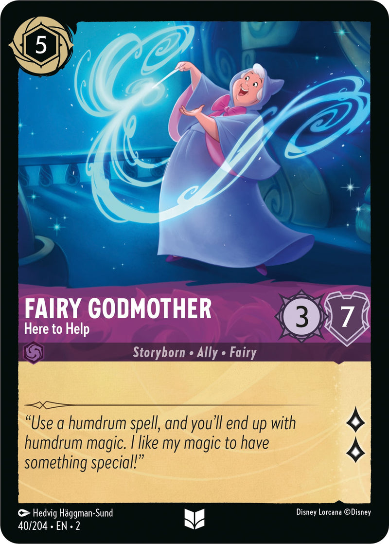 Fairy Godmother - Here to Help (40/204) [Rise of the Floodborn]
