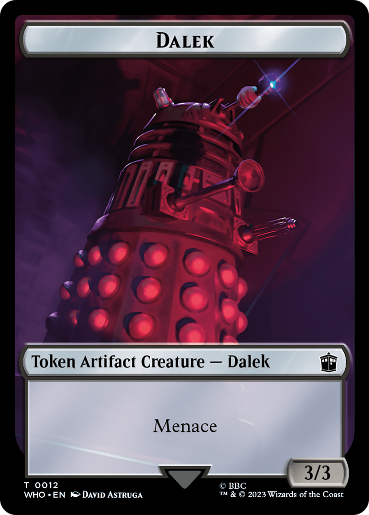 Dalek // Mark of the Rani Double-Sided Token [Doctor Who Tokens]