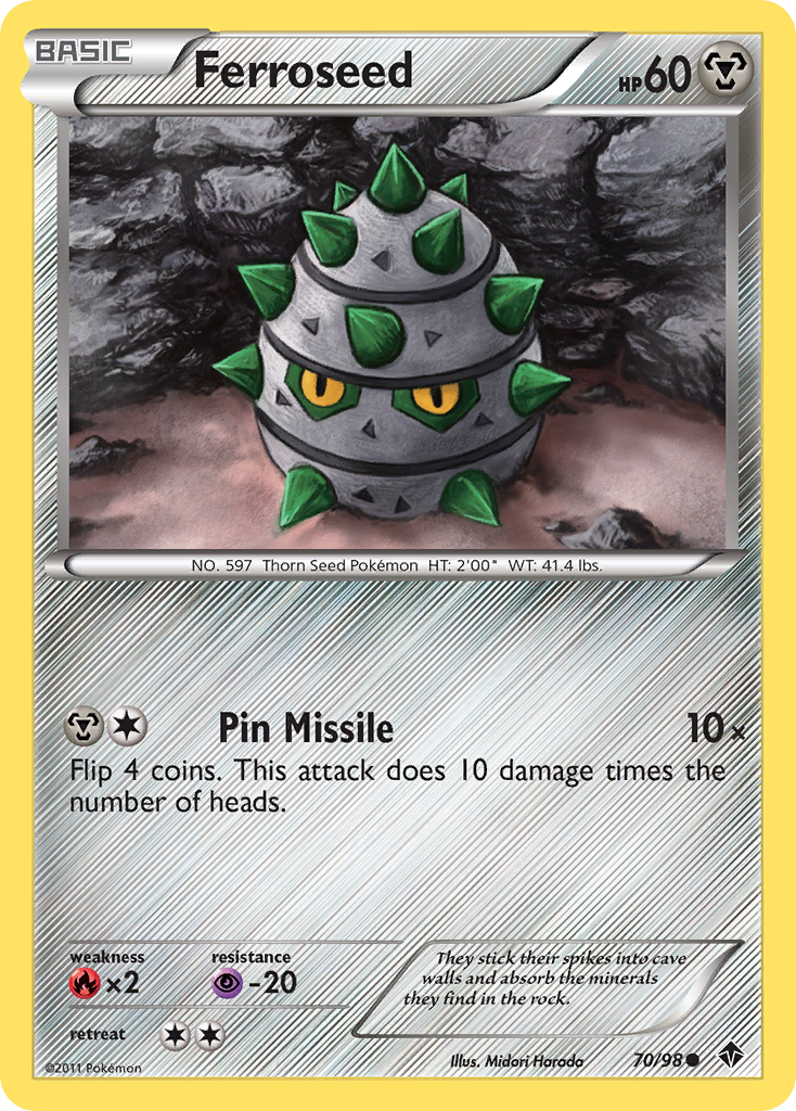 Ferroseed (70/98) [Black & White: Emerging Powers]