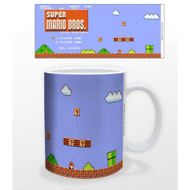 Super Mario - Retro Title Mug: With Giftbox